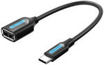Vention Cablu de date Vention OTG CCSBB, USB-C tata - USB mama, 15cm, Negru (051124)