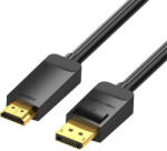 Vention Cablu de date Vention HAGBH, DisplayPort 1.2 tata - HDMI 1.4 tata, 4K, 30Hz, 2m, Negru (056579)