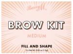 Barry M Brow Kit Szemöldökformázó szett és paletta 4.5 g árnyék Medium