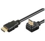 PremiumCord Cablu HDMI, conector 90 grade, High Speed, 4K, Versiunea 1.4, conectori auriti, 5m, PremiumCord kphdmea5 (kphdmea5)