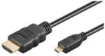 PremiumCord Cablu HDMI - Micro HDMI, 4K@60Hz, conectori auriti, 5m, PremiumCord, kphdmad5 (kphdmad5)