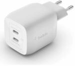 Belkin Dual USB-C GaN Wall Charger with PPS 45W White (WCH011VFWH)