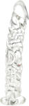 Guilty Toys Dildo Twist, Sticla Premium, Transparent, 15 cm, Guilty Toys Dildo