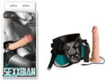 NMC Strap-on Cu Vibratii Sexxbian, Natural,