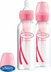 Dr. Brown's DR. BROWN'S Bottle anticolic Options + keskeny 2x250 ml műanyag rózsaszín (IP2818)