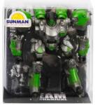 Sunman Mini Robot, Verde, 9 cm Figurina