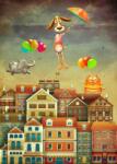 Enjoy 1943 - Above the City - 1000 db-os puzzle (1943)