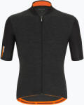 Santini Colore Puro tricou de ciclism pentru bărbați negru 2S9404075RCOLORPUR0NES