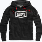 100% Tricou de ciclism pentru bărbați 100% Syndicate Zip Hooded Sweatshirt negru 36017-181-11