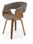 Halmar K545 szék, szürke / dió