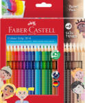 Faber-Castell Creioane colorate Faber-Castell FC112819, 18+6 culori + tonurile pielii grip 2001 (FC112819)