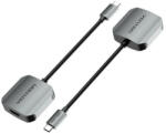 Vention USB-C -> VGA (0, 15m Szürke Aluminum Ötvözet) konverter (TDFHB) - bbmarket