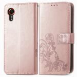  ART FLOWER S Husa portofel pentru Samsung Galaxy Xcover 7 roz deschis