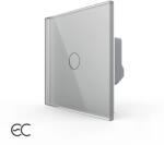 LIVOLO Intrerupator Simplu cu Touch LIVOLO din Sticla - Protocol ZigBee EC - culoare gri