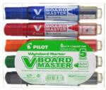 Pilot V-Board master 5S fehértáblás marker készlet
