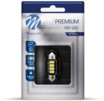 m-tech LED Izzó C5W 36 mm 4-SMD 5630 CANBUS fehér (1db) - M-TECH