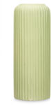 Giftdecor Vaza ceramica cu striatii, verde, inaltime 40 cm (94240-AR)