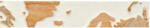 Giftdecor Rama foto 10 x 15 cm, lemn de mango, harta lumii (8430852918932)