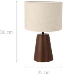 Home Styling Collection Lampa de masa cu abajur din stofa, 23 x 36 cm (HZ1601140)