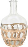Home Styling Collection Vaza din sticla cu impletitura decorativa, 15 x 24 cm (HB1000040)