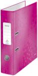 Leitz Biblioraft Leitz 180° WOW carton laminat A4 80 mm roz (ESS10050023)