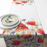 Ambiente Poppies and cornflowers asztali futó 40x150cm, 100% pamut (16618640)