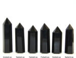  Obelisc Obsidian Negru Mineral Natural 1 Varf - 1 Buc - concepttropic - 35,00 RON