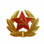 TifanTEX Insignă stea roșie cu o ramificație (insignă militară a fostei) (5109E5)