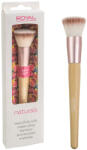 Royal Pensula din bambus pentru produse cremoase sau pudra ROYAL Natural Buffer Brush, 100% Eco-friendly