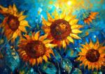 Enjoy - Puzzle Reuniunea floarea soarelui - 1 000 piese Puzzle