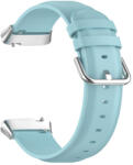 BSTRAP Leather curea pentru Xiaomi Redmi Watch 3 Active / Lite, light blue