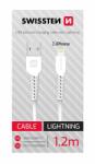 SWISSTEN Cablu de date Swissten USB/Lightning Alb 12m (71506030BOX)