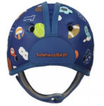 SafeHead Casca protectie bebelusi cu spuma flexibila, ultrausoara, reglabila, 7-24 luni, albastra, SafeHead Baby Sporty, SHB004 (SHB004)