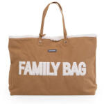 Childhome Geanta Childhome Family Bag, aspect piele intoarsa Bej (CH-CWFBMR) - drool
