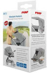 reer Parasolar premium pentru carucioare bebelusi, protectie solara UPF 50+, gri, Reer ShineSafe Premium 84121 (RE84121)