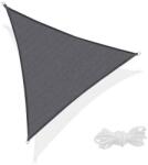 SPRINGOS Copertină triunghiulară SPRINGOS - 300x300x300cm - gri inchis