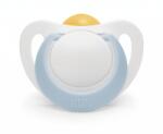 Nuk Каучукова залъгалка NUK - Star, за момче, 0-6 m + кутийка (10726069-Бяло/Синьо)