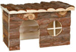 TRIXIE Jerrik Ház | Fából készült odú csincsillák és tengerimalacok részére - 28x16x18 cm (62182)