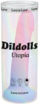 ove to Love Dildolls Utopia - dildo de silicon cu ventuză (colorat) (3700436032695) Dildo