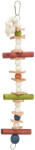 TRIXIE Colourful Toy | Fa játék gyöngyökkel nagy papagájok részére - 28 cm (58984)