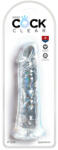 King Cock Clear 8 - dildo mare cu ventuză (20 cm) (05424580000) Dildo