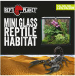 Repti Planet Mini Glass Reptile Habitat | Paludárium - 20 x 20 x 20 cm (60160)