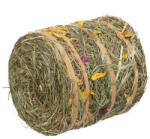 TRIXIE Hay Roll with Blossoms | Kiegészítő eledel rágcsálóknak | Virágos - 500 g (60798)