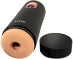 Wyne 07 - masturbator cu vibrații și aspirație, cu acumulator (negru) (54017630000)