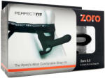 Perfect Fit Brand ZORO 6.5 - dildo de prindere (16, 5cm) - negru (92898000005)