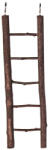 TRIXIE Wooden Ladder | Játék (5 fokos létra) díszmadarak részére - 26cm (5879)