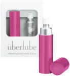 überlube Uberlube - Lubrifiant de silicon de calitate superioară pentru călătorii, în toc roz (15ml) (851674003268)