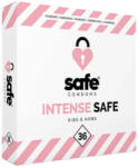 Safe Intense Safe - Prezervativ cu nervuri și puncte (36 bucăți) (92994300005)