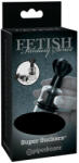 Pipedream Fetish Super Suckers - pompă de supt pentru sfârcuri (negru-transparent) (05411170000)
