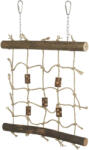 TRIXIE Rope Climbing Wall | Játék (mászófal) díszmadarak részére - 27x24 cm (5893)